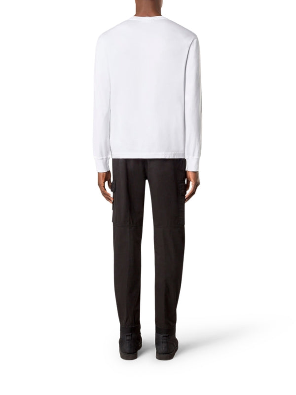 Stone Island White Long Sleeve Top