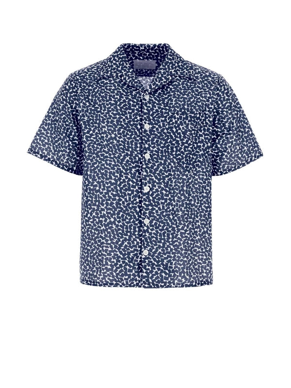 Allover Pattern Short-sleeve Shirt