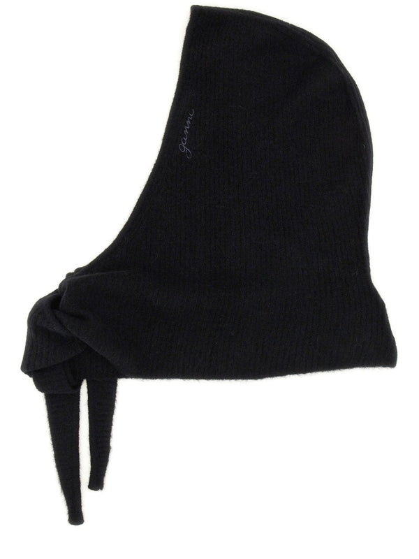 Ganni Black Balaclava