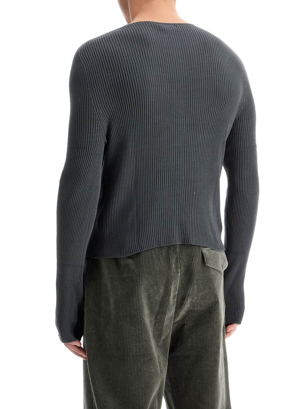 Slim-Fit Knit Pullover Sweater