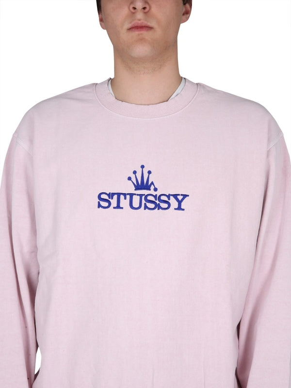 Logo Embroidered Cotton Sweatshirt