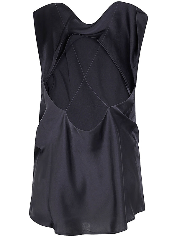 Evergreen Backless Sleeveless Top