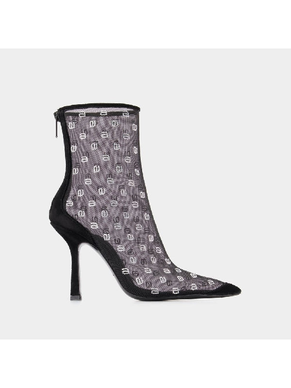 Delphine 105 Mesh Boot Heels