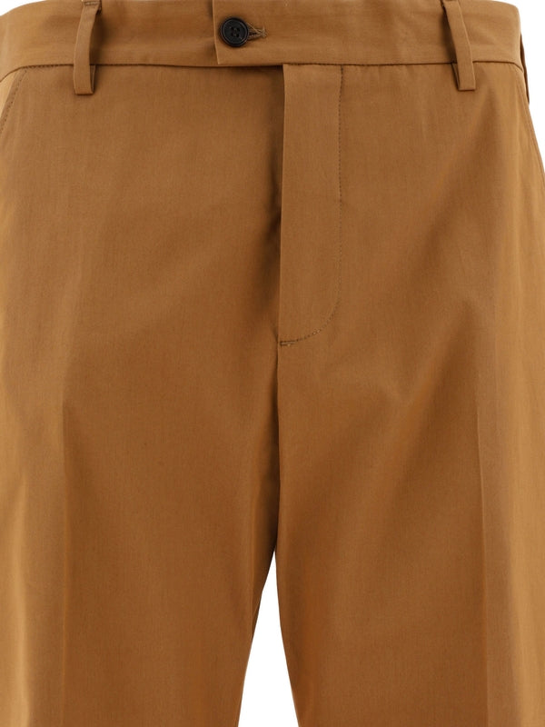 Alexander Mcqueen Brown Tailored Pants