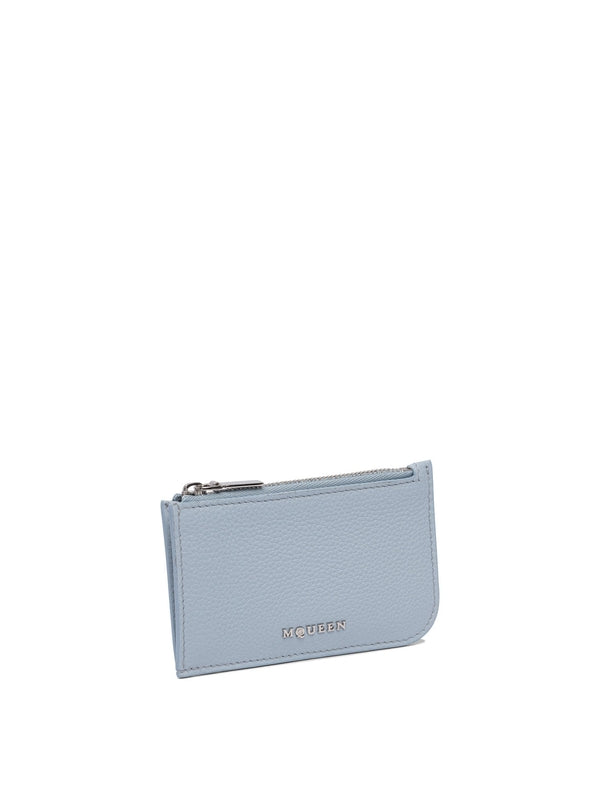Alexander Mcqueen Skyblue Card Holders