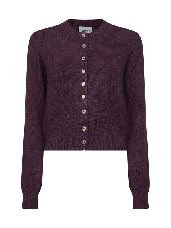Khaite Purple Cardigans