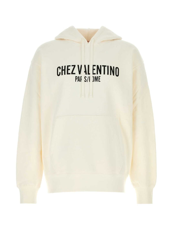 Chez Printed Cotton Hoodie