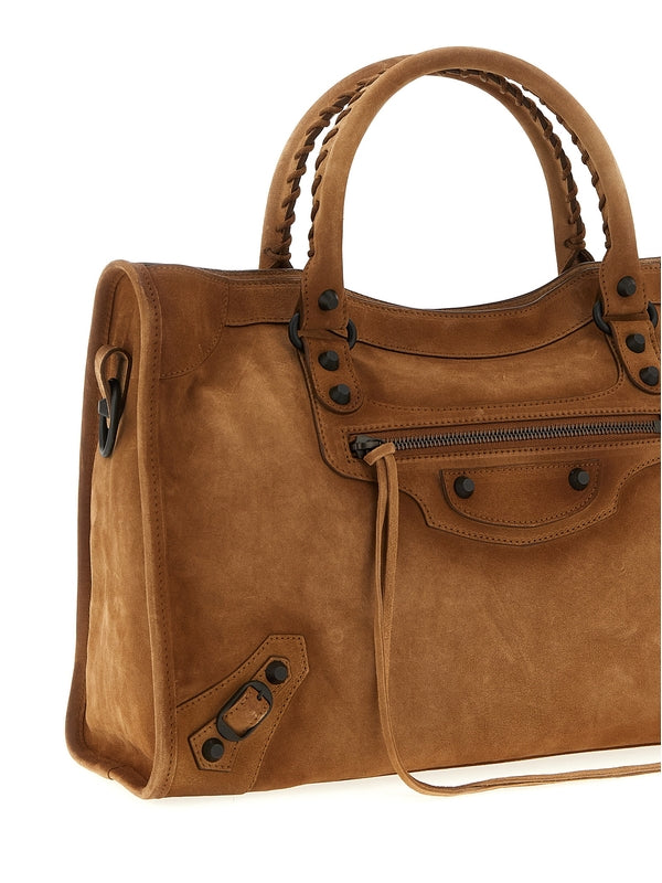 Balenciaga Le Cagole Suede Medium Tote Bag