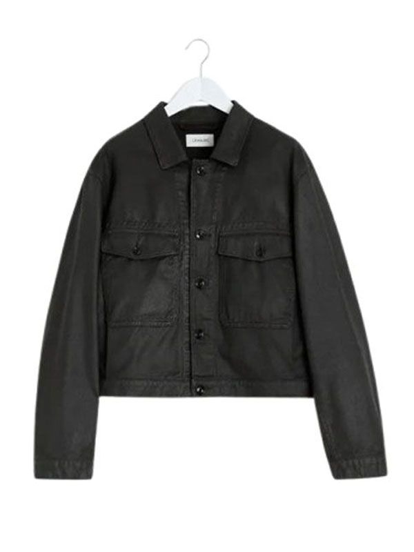 Shining Coating Medium Denim Jacket