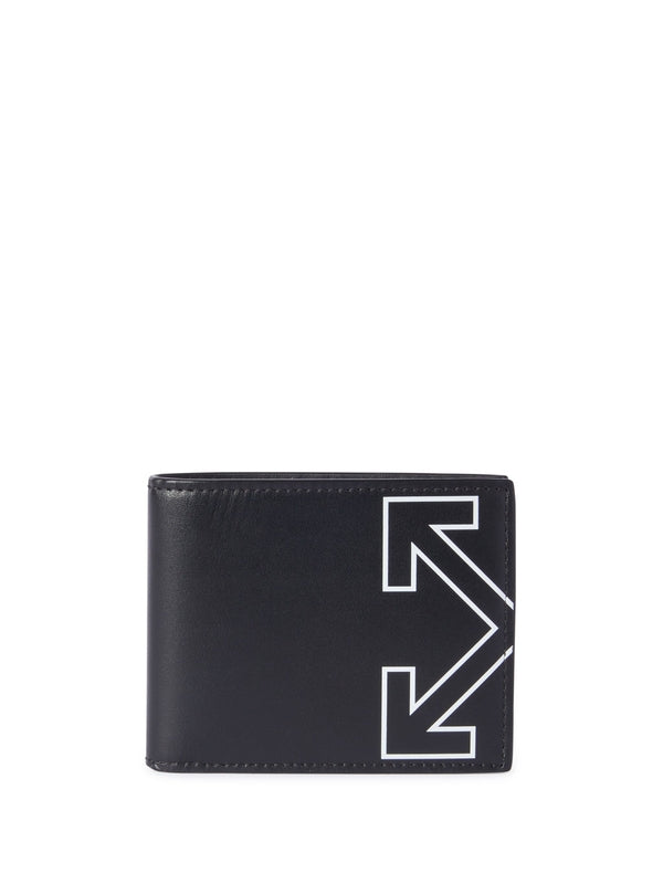 Arrow Logo Leather Bifold Wallet