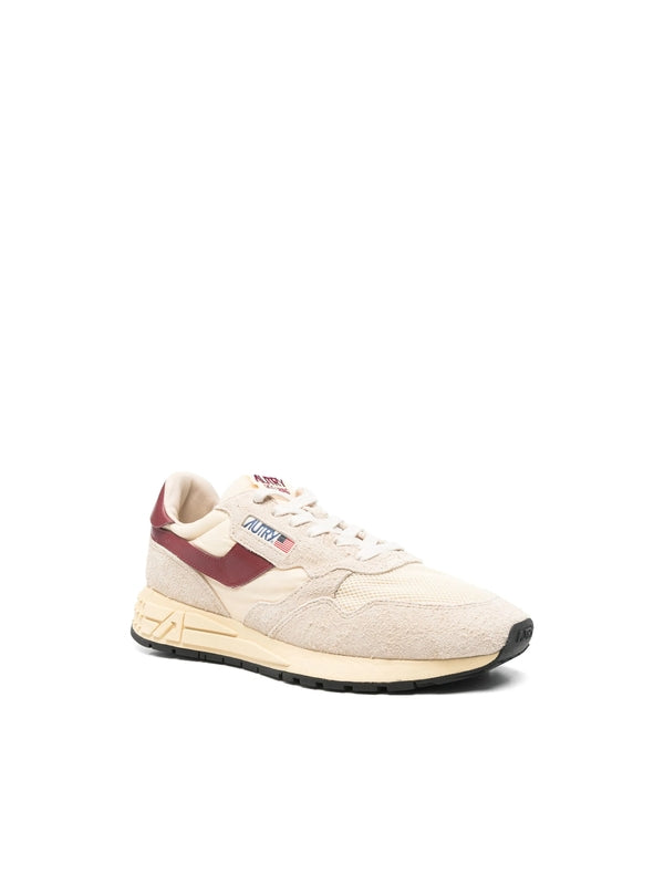 Autry Beige Low Top Sneakers