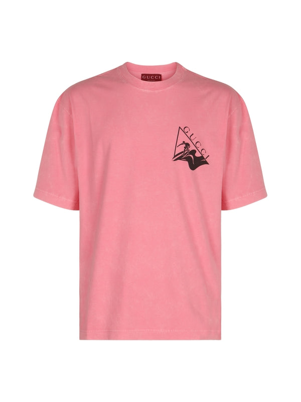 Back Logo Printing Short-sleeve T-shirt