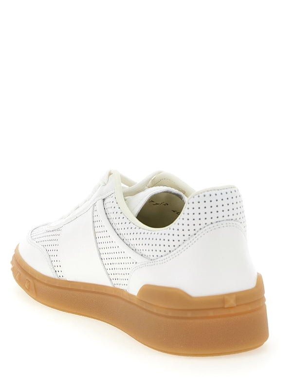 Valentino White Low Top Sneakers