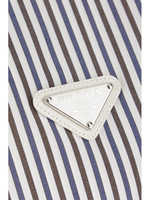 Triangle Logo Stripe Hood Jacket