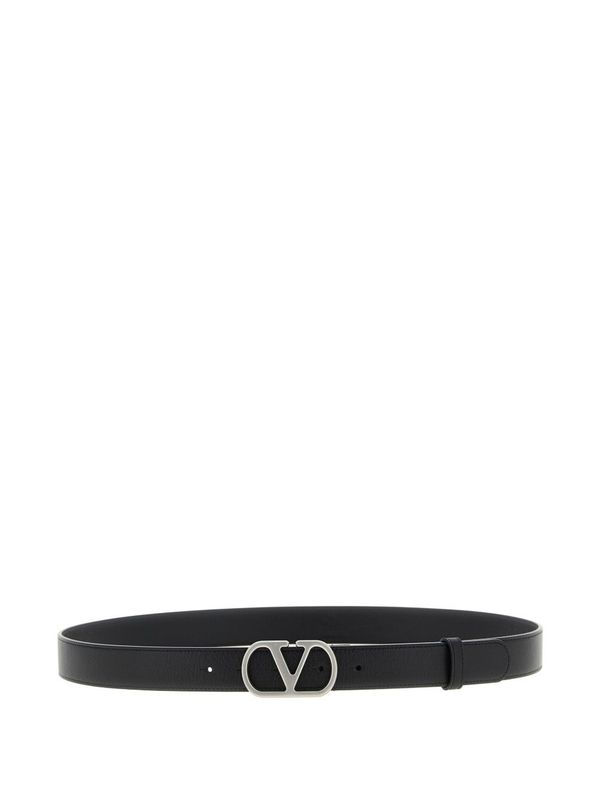 Valentino Black Leather Belts