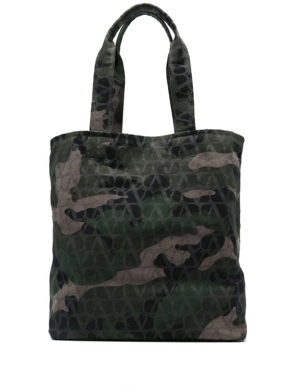 All-Over V Logo Camouflage
  Tote Bag