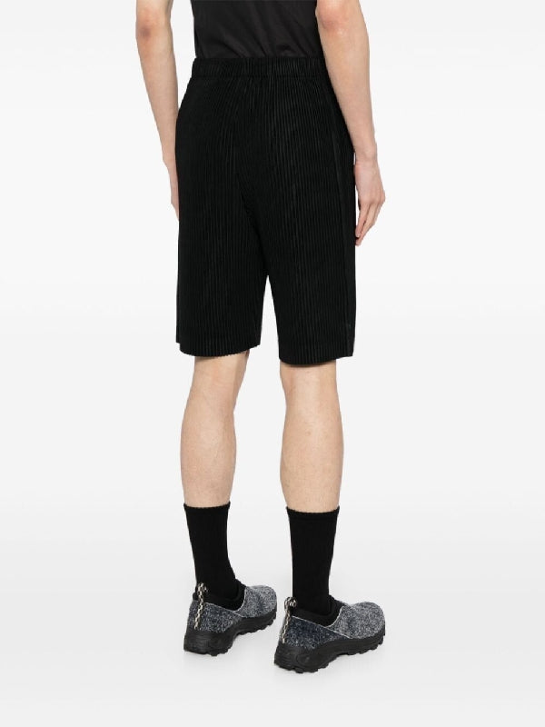 Mc May Pleated Bermuda Shorts