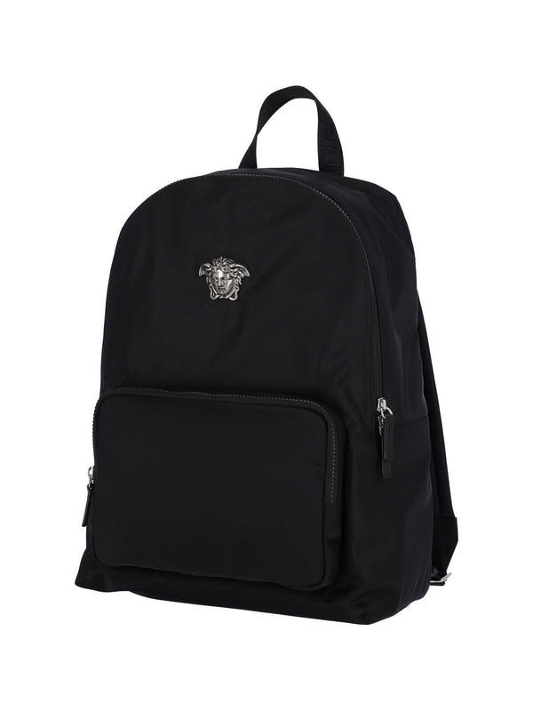 Versace Black Backpacks
