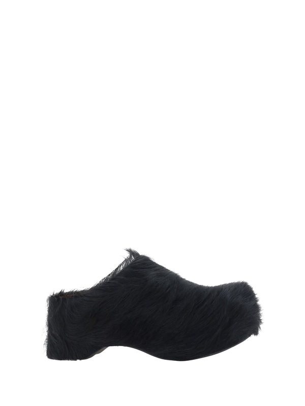 Black Fur Flogger