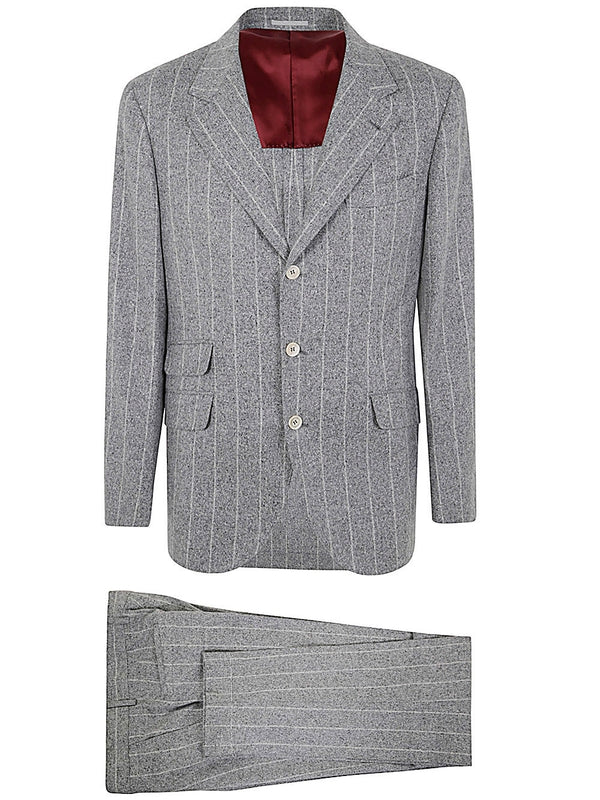 Stripe Silk Blend Setup Suit