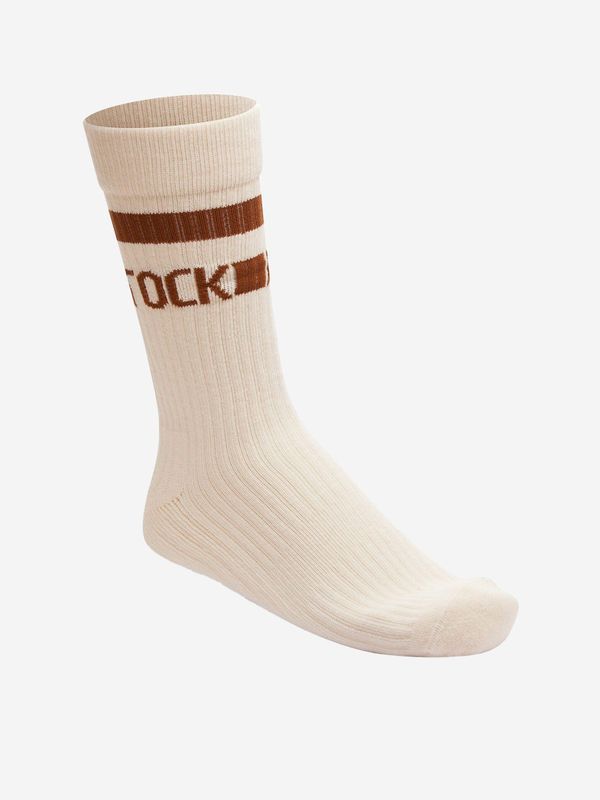 Jacquard Logo High Top Socks