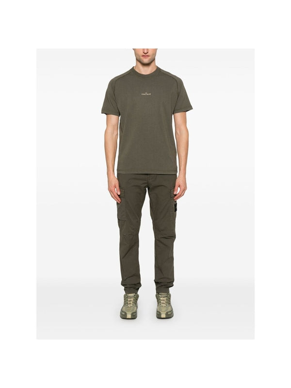 Appliqué Patch Cotton Cargo
  Pants