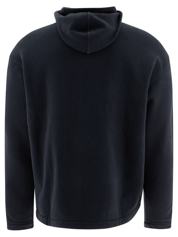 4-bar Cotton Hood Zip-Up