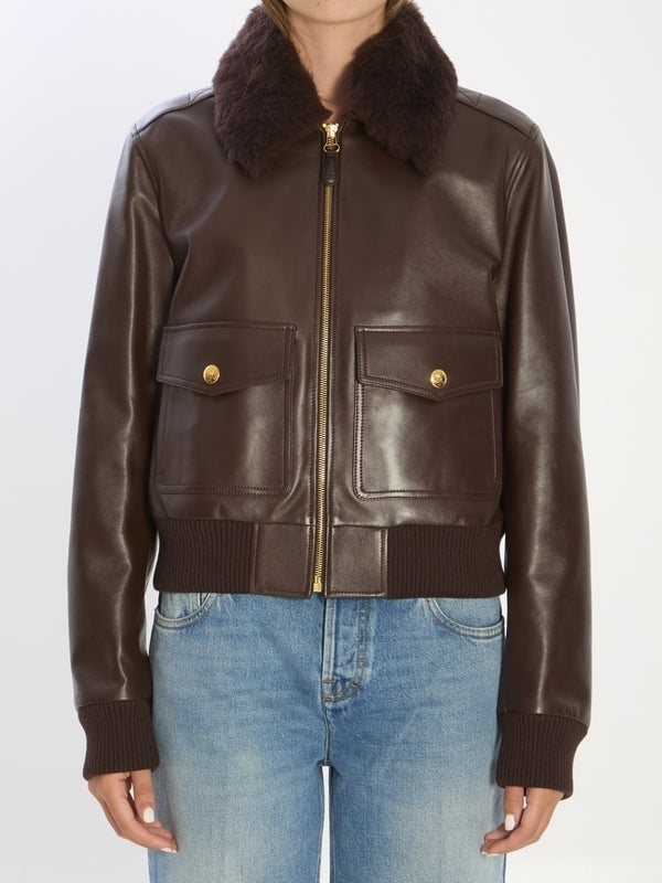 Aviator Leather Jacket