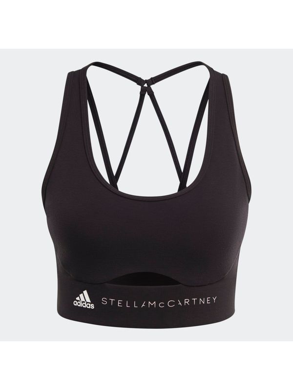 Stella Mccartney Logo Printing Sports Bra