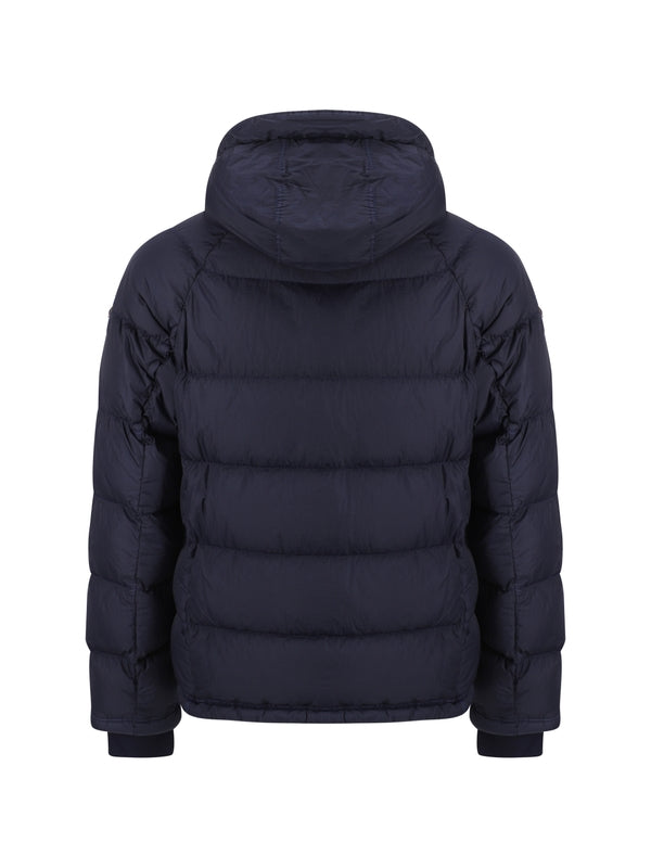 Norton Logo Patch Nylon Hooded Puffer