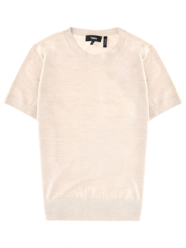 Theory Beige Half Sleeve