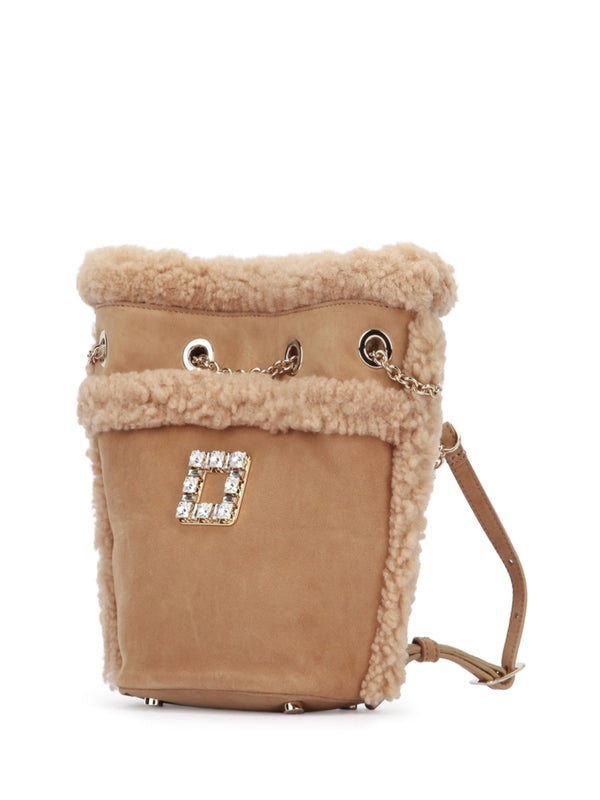 Roger Vivier Beige Bucket Bags