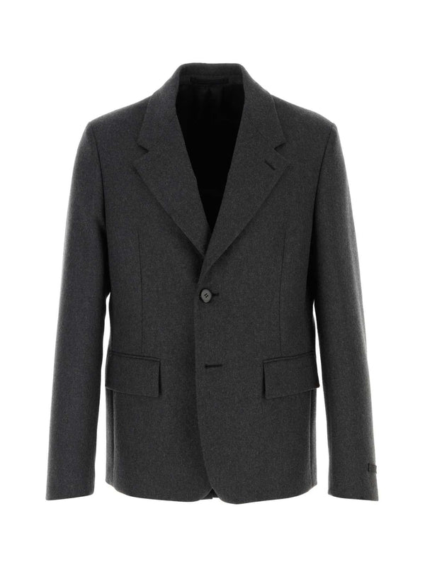プラダ/PRADA ウールジャケット PRADA シングルブレストウールジャケット | jentestore
