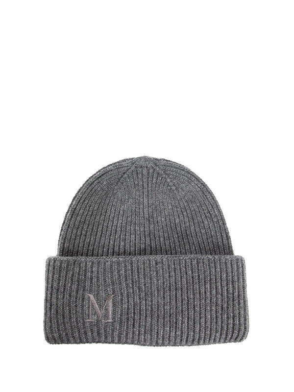 Logo Embroidered Cashmere Beanie