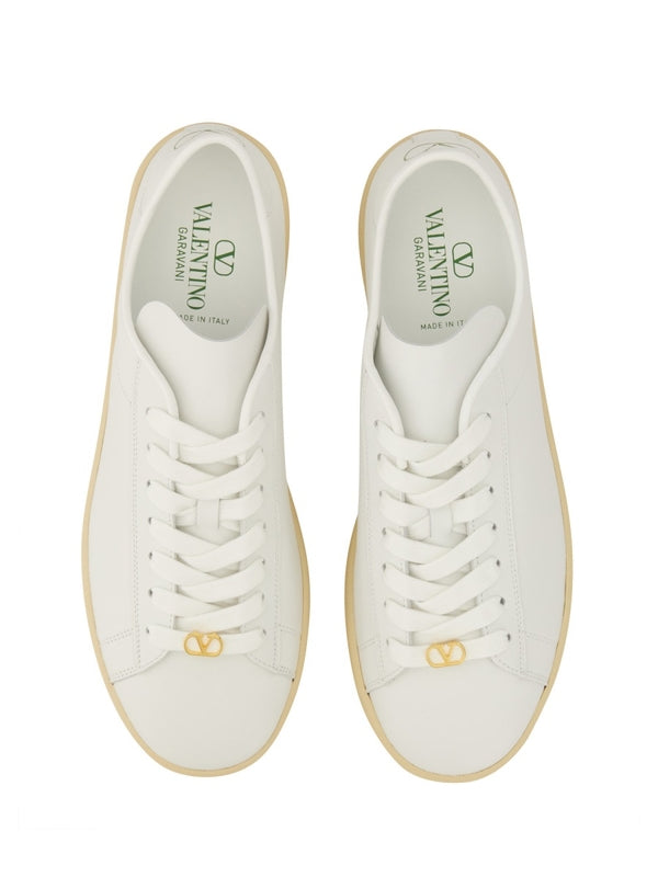 Valentino White Low Top Sneakers