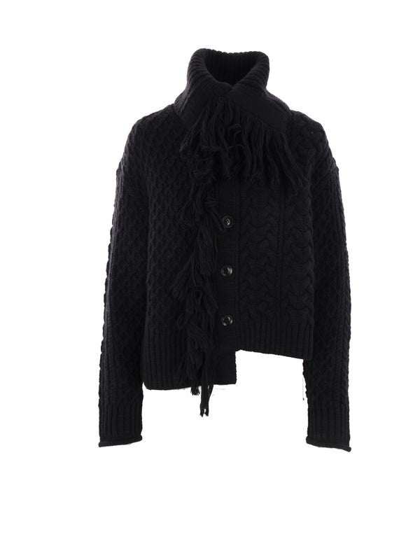 Y'S Sweaters Black Knitted - jentestore_global