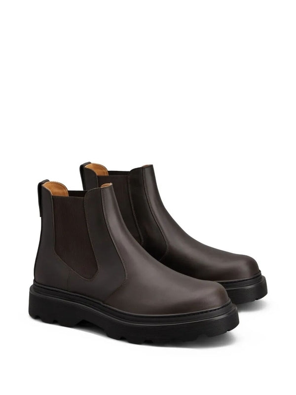 Tod's Brown Chelsea Boots