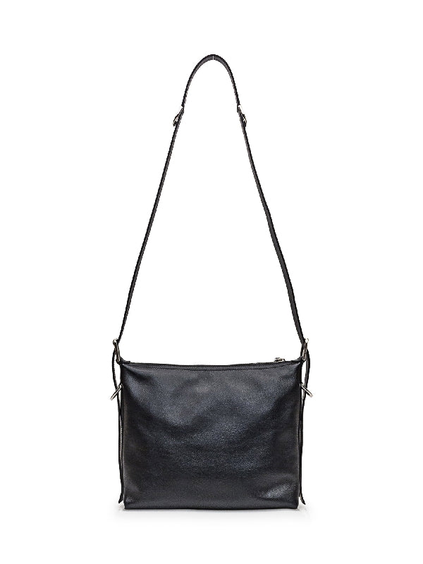 Voyou Grained Leather Crossbody Bag