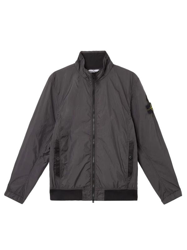 Wappen Patch High-neck Nylon Jacket