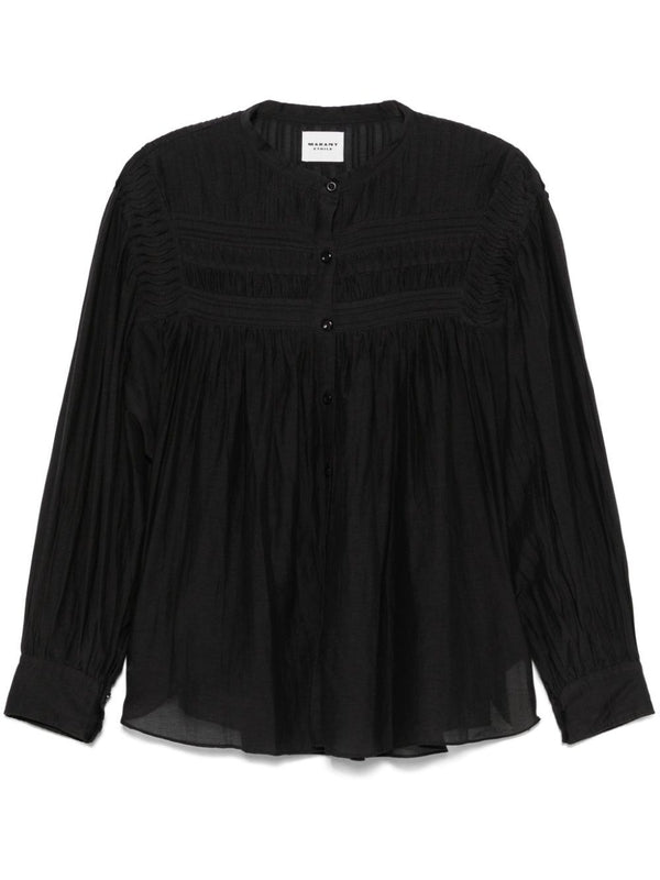 Plalia Pleats Crewneck Shirt