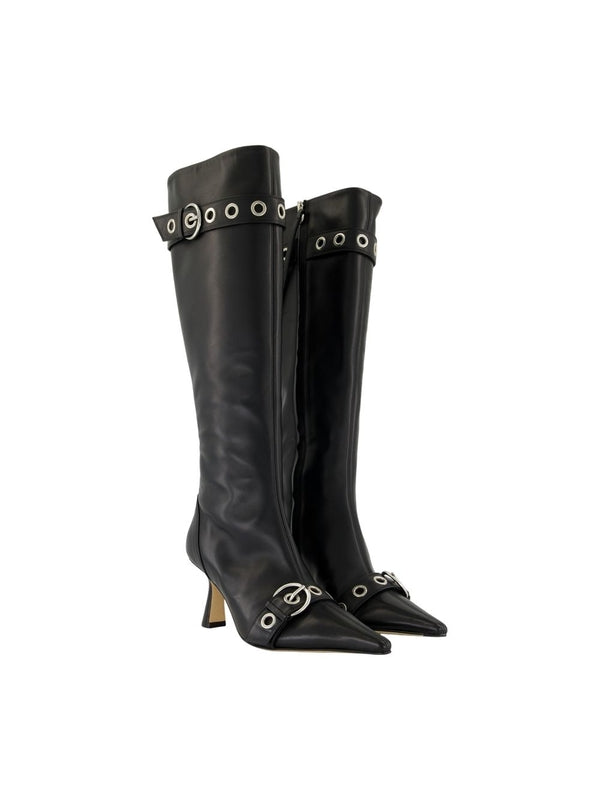 Aeyde Black Middle Boots