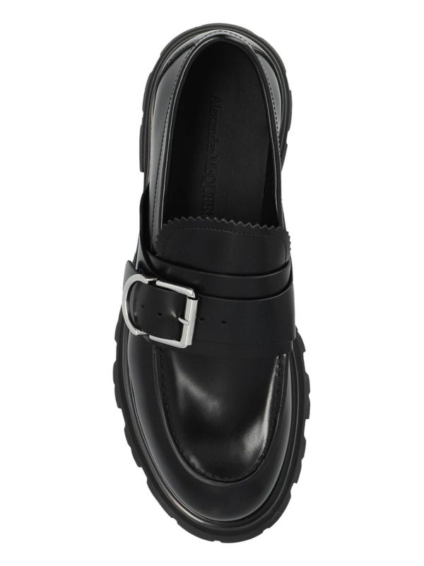 Wander Buckle Leather Loafers