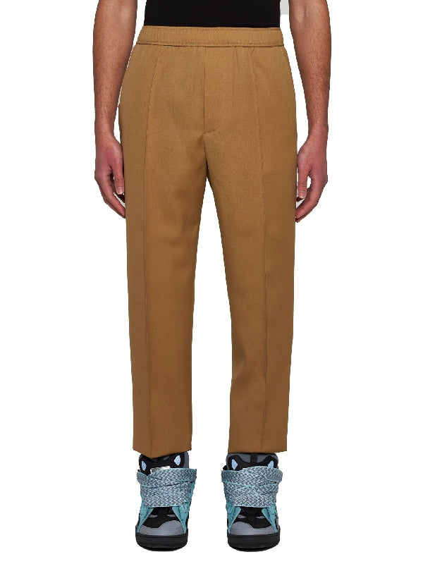 Banded Wool Pants