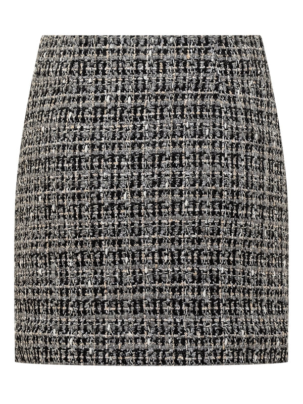 Bryan Check Pattern Mini Skirt