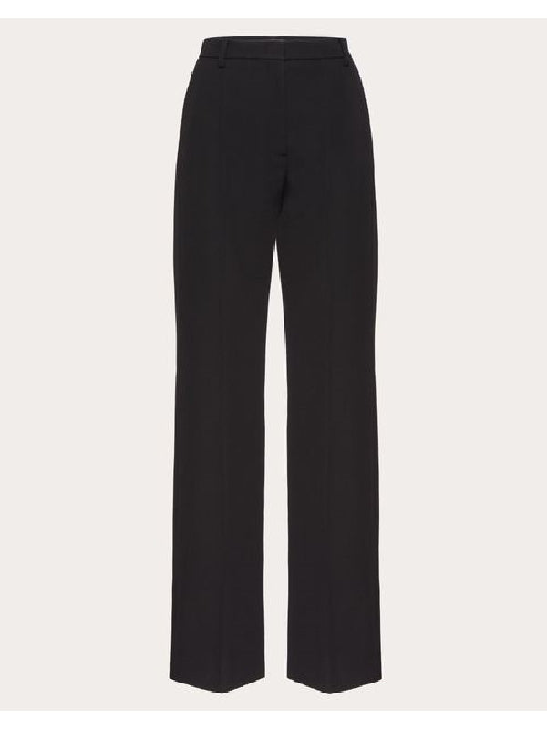 Black Tailored Wool Pants