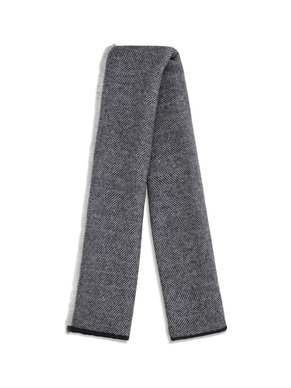 Brunello Cucinelli Grey Wool Mufflers