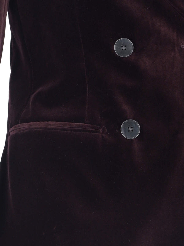 LARDINI - Velvet Double Blazer - Jente