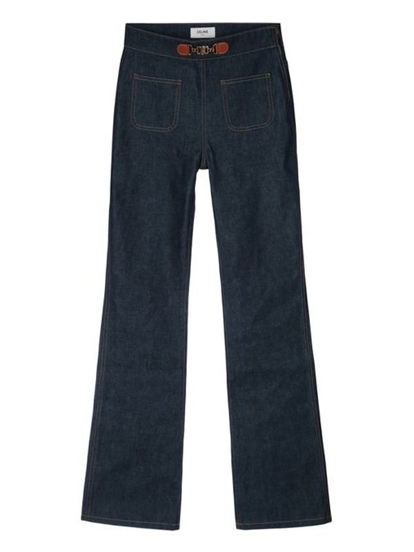 Triomphe Detail Denim Pants