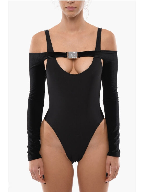 Buckle Detail Layered Bodysuit