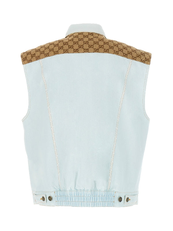 GG Supreme Insert Denim Vest